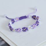 Multi-Colored Flower Bracelet