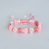 Multi-Colored Flower Bracelet