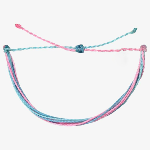 Baby Pink and Blue Bracelet